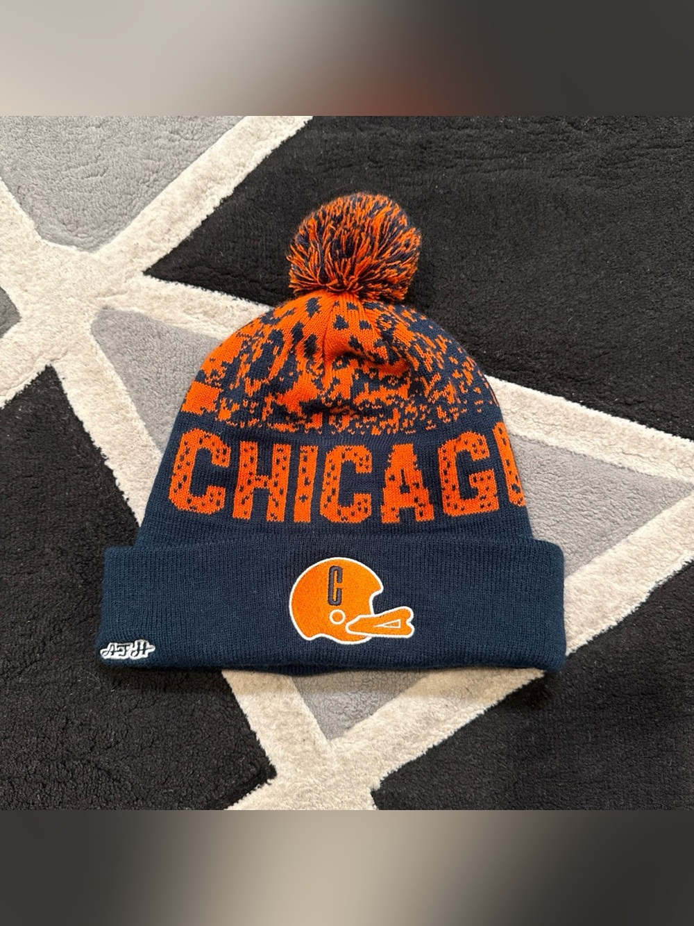 Chicago bears NFL London edition winter beanie hat